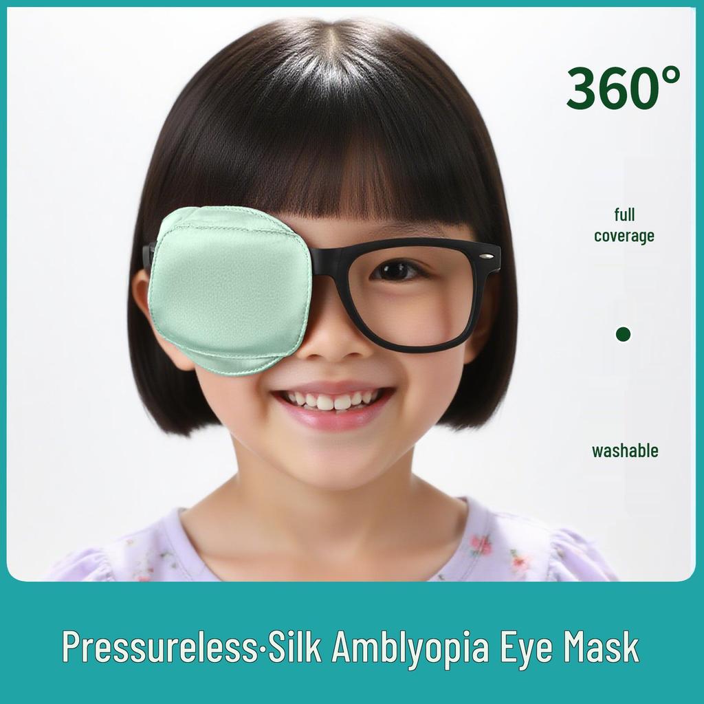 Barnens 3D-ögonlapp i siden för korrigering av amblyopi