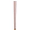 Nakano Wakasa Lacquer Chopsticks, Dishwasher Safe, Natural Wood, 23cm, Pink, Non-Slip, Easy to Grip, Made in Japan