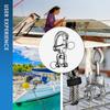70/87/128mm Stainless Steel Swivel Shackle Quick Release Boat Anchor Chain Eye Shackle Swivel Snap Hook For Marine Architectural