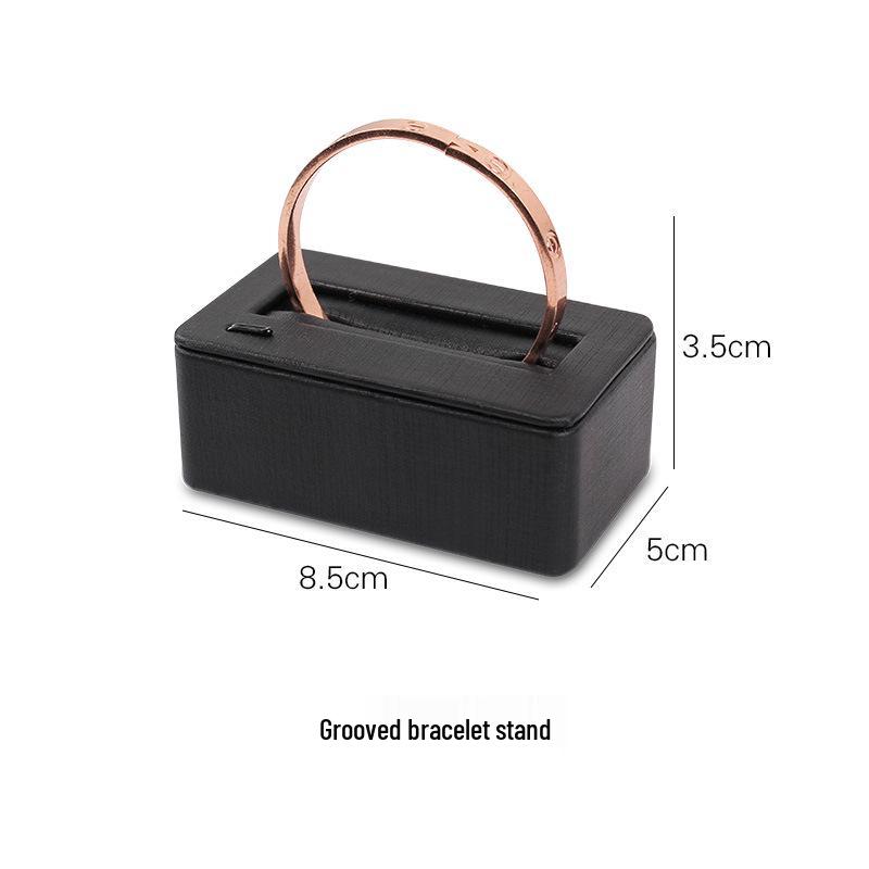 Black Jewelry Display Stand for Pendants, Necklaces, Bracelets, and Jade.