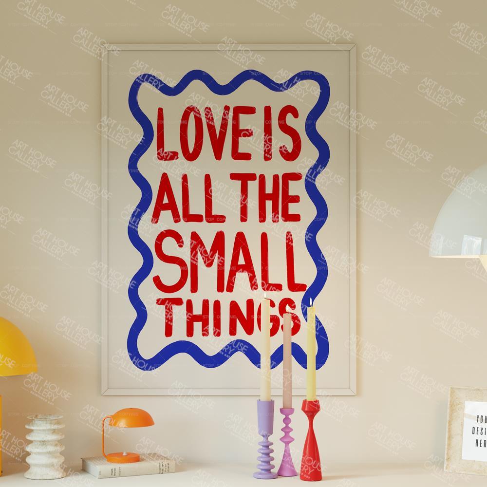 Modern Love Is 2-4-1 Cocktails Love Is All The Small Things Quotes Wall Art Prints Canvas Painting Poster Pictures Living Room