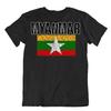 Flag T Shirt Myanmar Fashion Country Souvenir Gift Tee Pride Logo