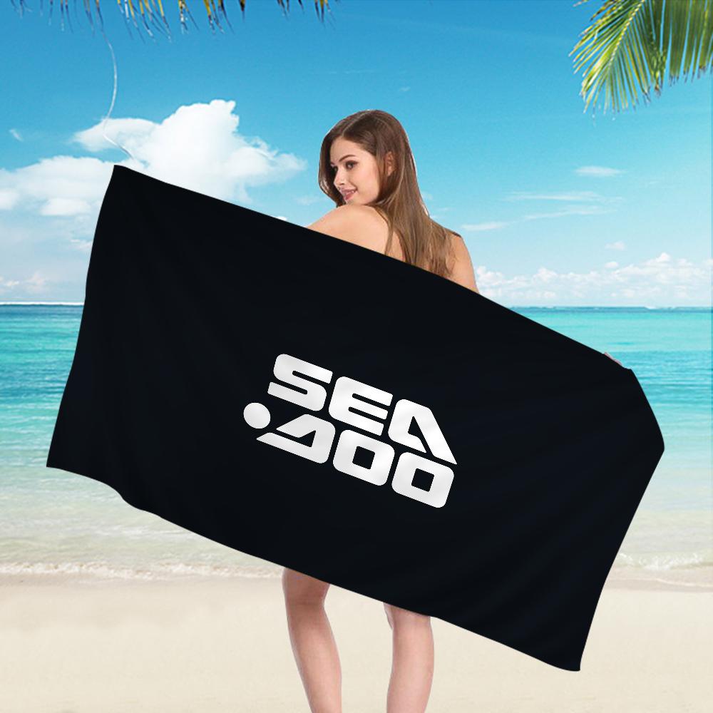 S-Sea D-Doo Seadoo Microfiber Beach Towel Absorbent Quick dry Soft Yoga Swimming Resort Mountain Climbing Towel