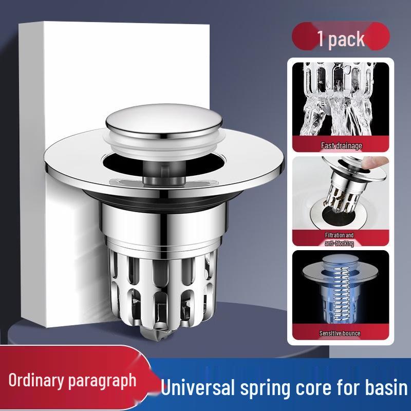 Universal Drain Stopper with Anti-Odor Seal