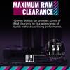 Cooler Master MasterAir MA824 Stealth 8 Heat Pipes Dual Tower Fan Compatible with Air Cooling CPU Cooler FN1995 & LGA1700/AM5/AM4 MAM-D8PN-318PK-R1