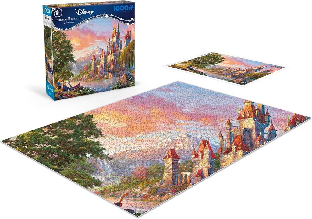 Ceaco - Thomas Kinkade - Disney - Beauty and the Beast II - 1000 Piece Jigsaw Puzzle