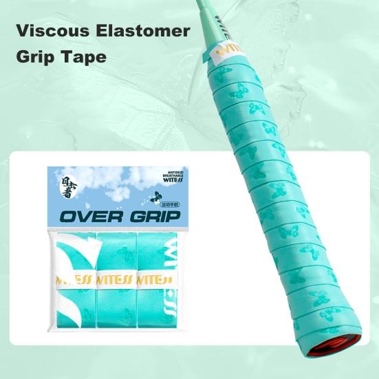 3Pcs Tennis Racket Grip Tape Soft Racquet Overgrips for Tennis Pickleball Badminton Anti-Slip Sweat Absorbent Tennis Grip Tape Wrap