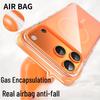iPhone 17 Pro Max Color-Block Airbag Transparent Magnetic Case - New Anti-Fall Protective Cover