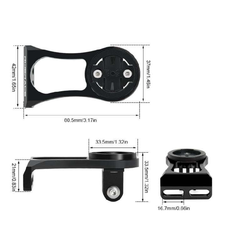 Front Bicycles Computer Mount Adjustable Mount for Cycling Computer Extended Mount, Mountain Bikes Stem Extension Holder