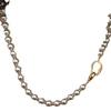 Silver Gray Pearl Necklace with Copper Buckle - 2024 Women's Sweater Chain, High-Grade Beaded Clavicle Chain