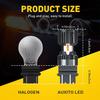 2X AUXITO 3157 LED Turn Signal Light Bulbs CANBUS Anti Hyper Flash Amber 2200K B