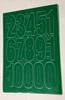 Self-adhesive Foil Numbers 10 Green