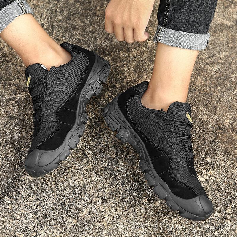New Men's Shoes Spring and Autumn Outdoor Hiking Shoes Men's Non-slip and Wear-resistant Hiking Shoes Breathable Sports and Leisure Hiking Shoes