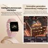 Rose Golden Smart Watch Ultra Thin Luxury Smartwatch Bluetooth Call Custom Dial Health Monitor Fitness Wristwatch for Ladies