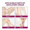 Crème dépilatoire 3X pour peaux sensibles, Crème dépilatoire pour poils pubiens, Crème corporelle pour l'épilation