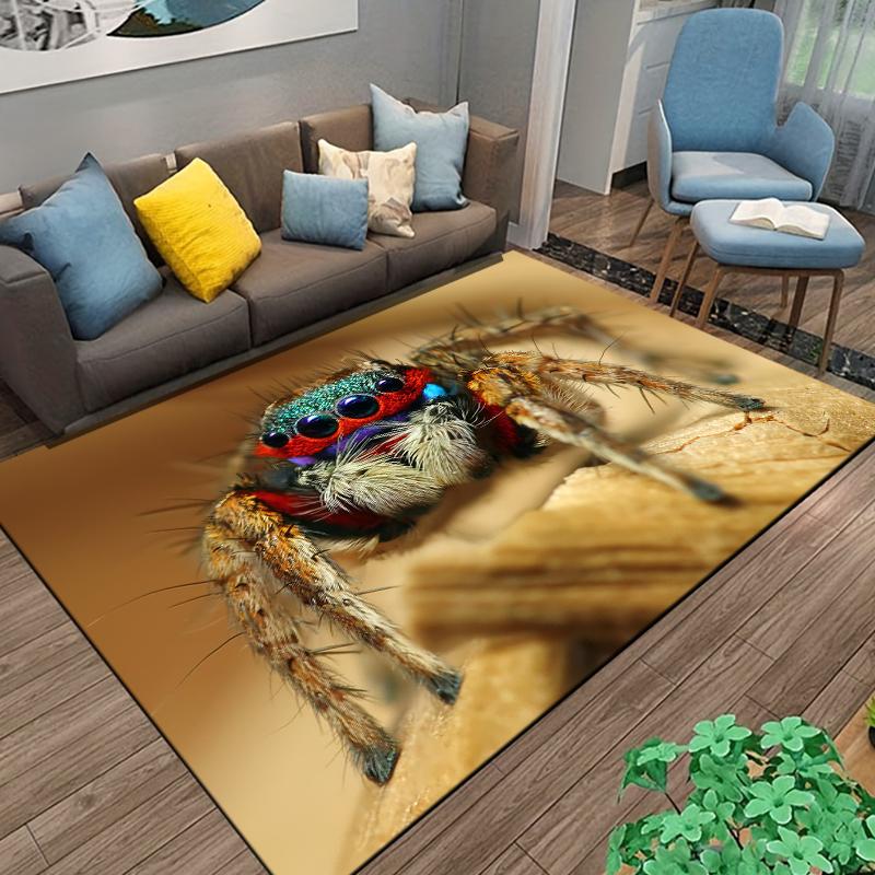 spider Carpet For Living Room Game Rugs Soft Floor Cartoon Rugs Bathroom Rug Mat Yoga Mat Home Decor  decoration chambre