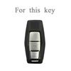 3 Buttons TPU Car Key Cover Case Shell for Mitsubishi Outlander 2022 2023 2024 Holder Protection Accessory