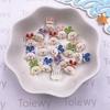 50pcs Resin Colorful Mini Kawaii Cartoon Rabbit Art Nail Flat back Stone Applique DIY Wedding Scrapbook Decor Crafts Accessories