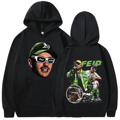 Rapper Feid Ferxxo Graphic Hoodies Men Hoodie