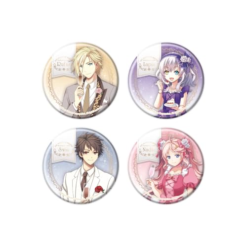 The Legend of Heroes: Trails of Creation 01 Complete Set [Original Illustration] Can Badge Complete Set (4 pieces per box)