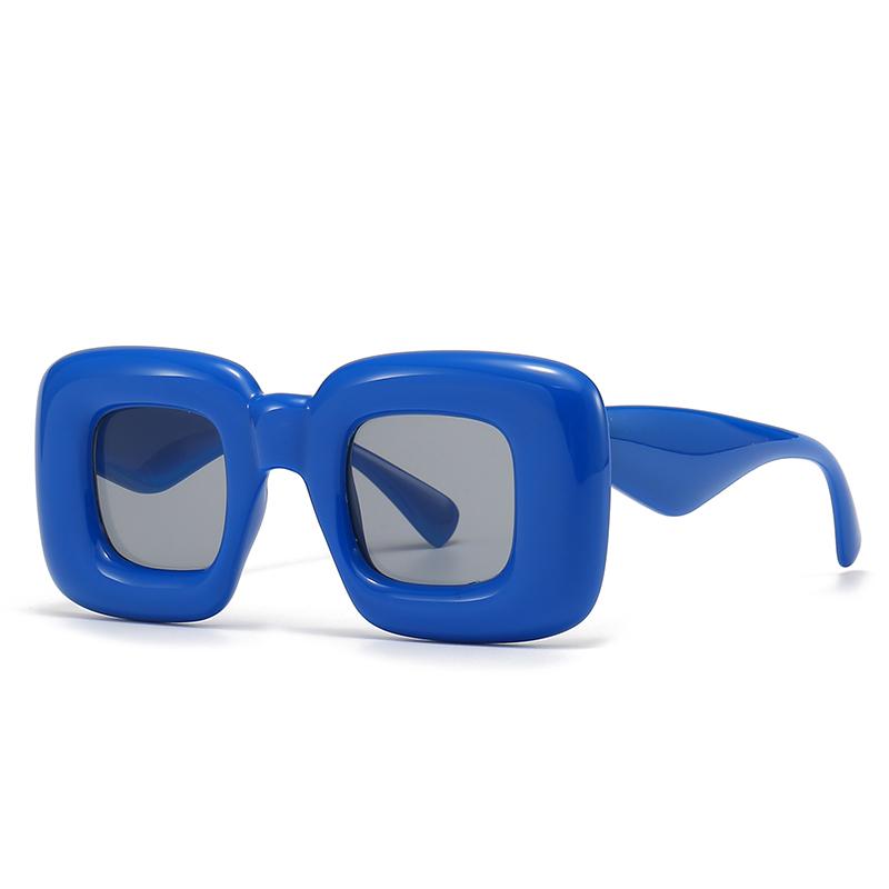 Popular European And American Concept Square Wrapped Style“ Futuristic” Sunglasses Trendy Sunglasses
