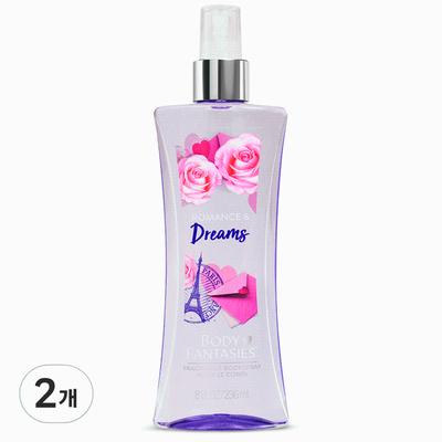 Body Fantasy Body Mist Romance & Dreams, 236ml, 2 Einheiten