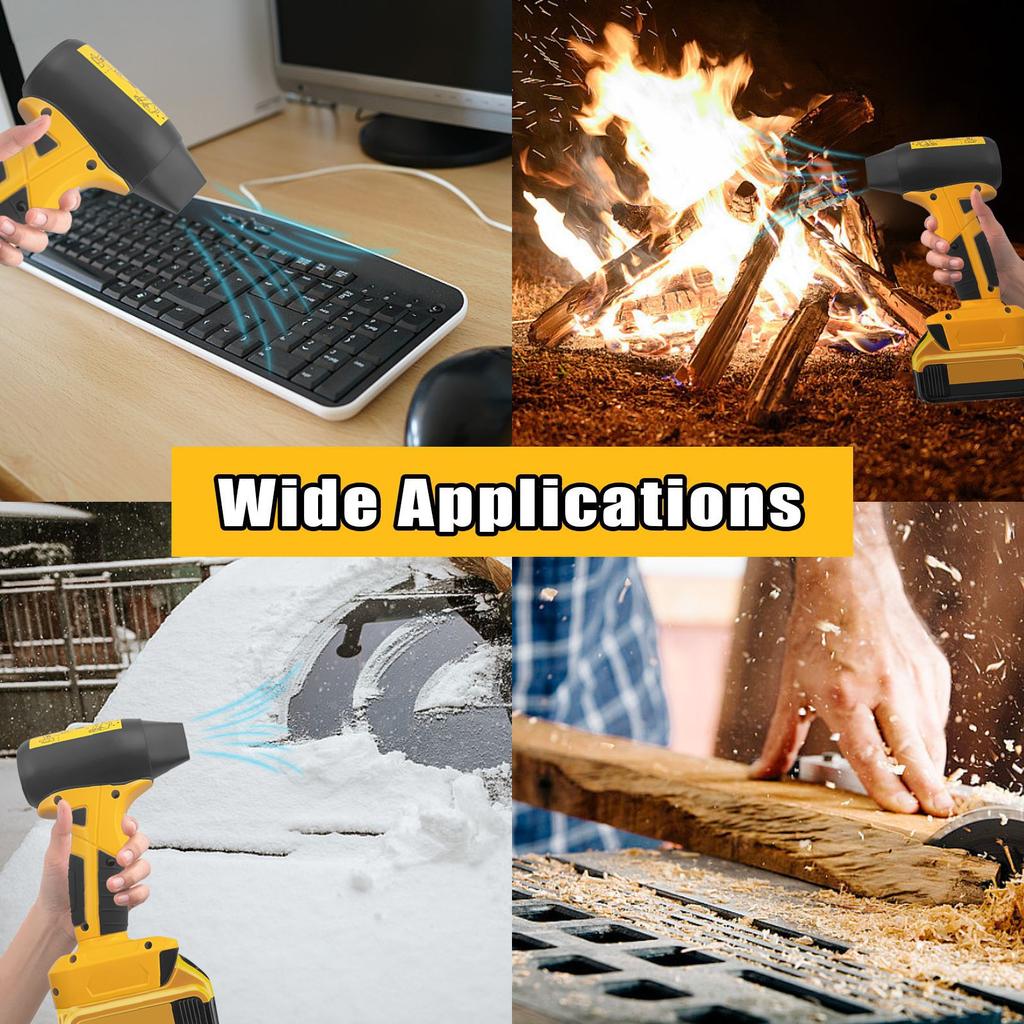 Mini Turbo Fan Blower High-Speed Brushless Motor Rechargeable Violent Household Air Duster Compact Portable Cleaning Tool