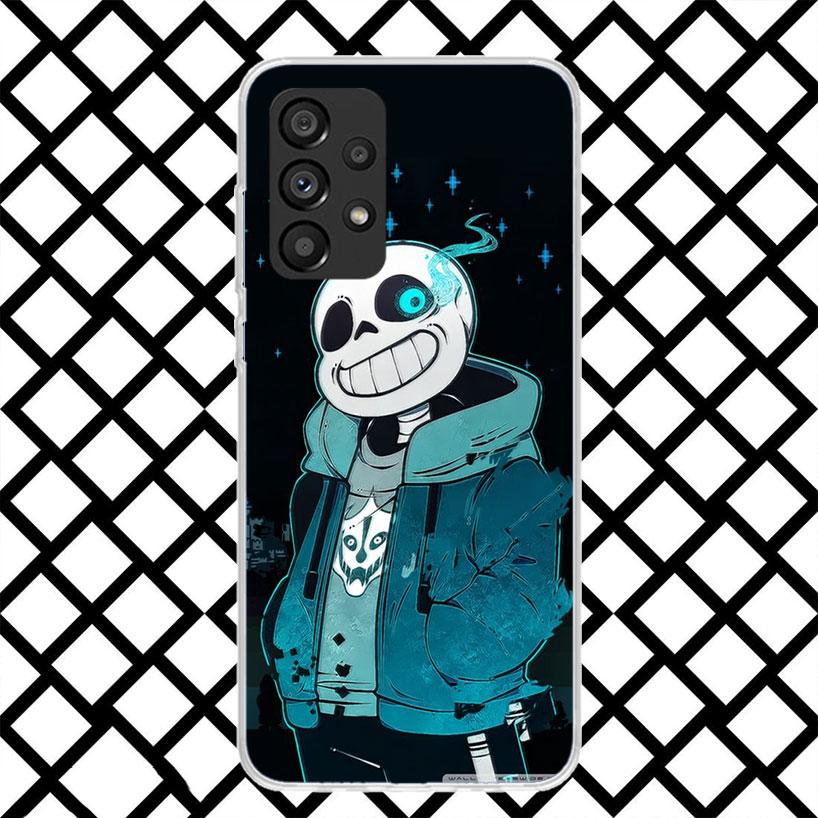 U-Undertale Sans Doggo Phone Case for Samsung Galaxy A52 A42 A32 A22 A12 A02S A51 A50 A71 A70 A41 A31 A21S A40 A30S A20S A10S A1