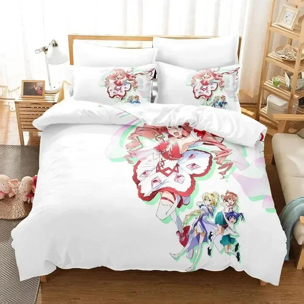 Comforter Soushin Shoujo Matoi Bedding Set Printed With Bed Soft Queen King Size Bedclothes Home Adult Kid Bedroom