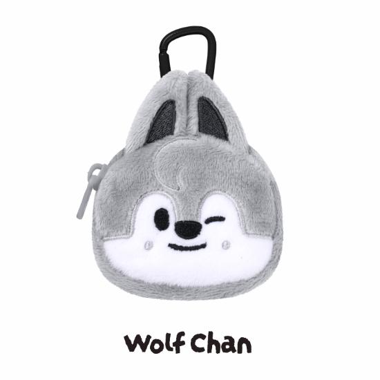Предзаказ Stray Kids RUN IT SEOUL Брелок-мини-рюкзак SKZOO Wolf Chan