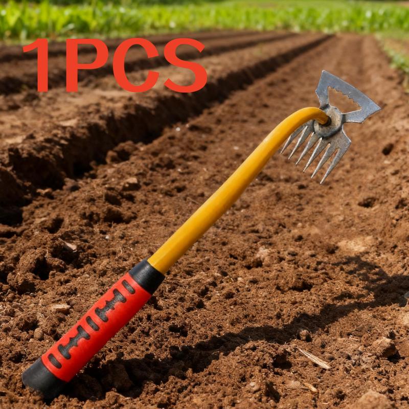 

1-Piece Manual Multi-Functional Weeding Rake Gardening Tool, Portable Gardening Weeding Rake, Weeding Tool for Pulling up Weeds by the Roo