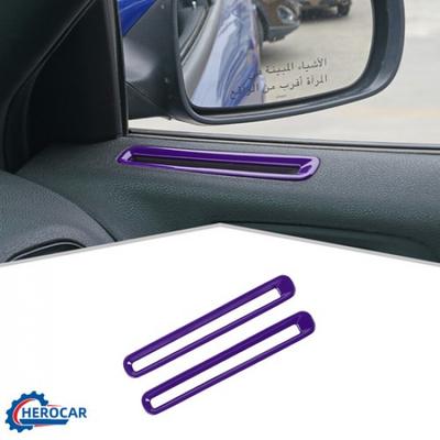2X Inner Door Air Vent Outlet Cover Trim Ring Decor For Dodge Charger 11+ Purple