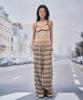 SOMSOC Tage Stripe Terry Pants_Beige