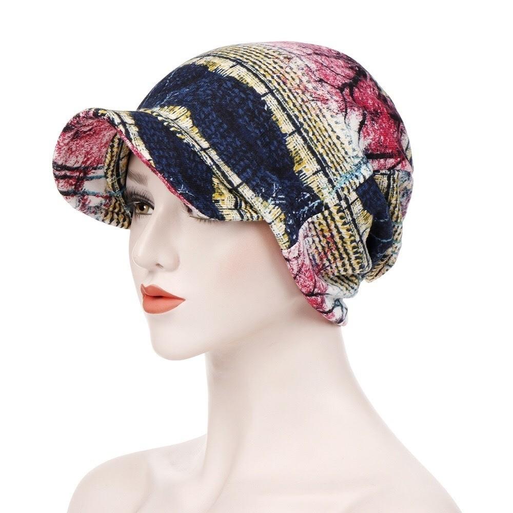 Print Design Chemo Caps Breathable Warm Bonnet Caps Fashion Chemo Head Scarf  Winter Season