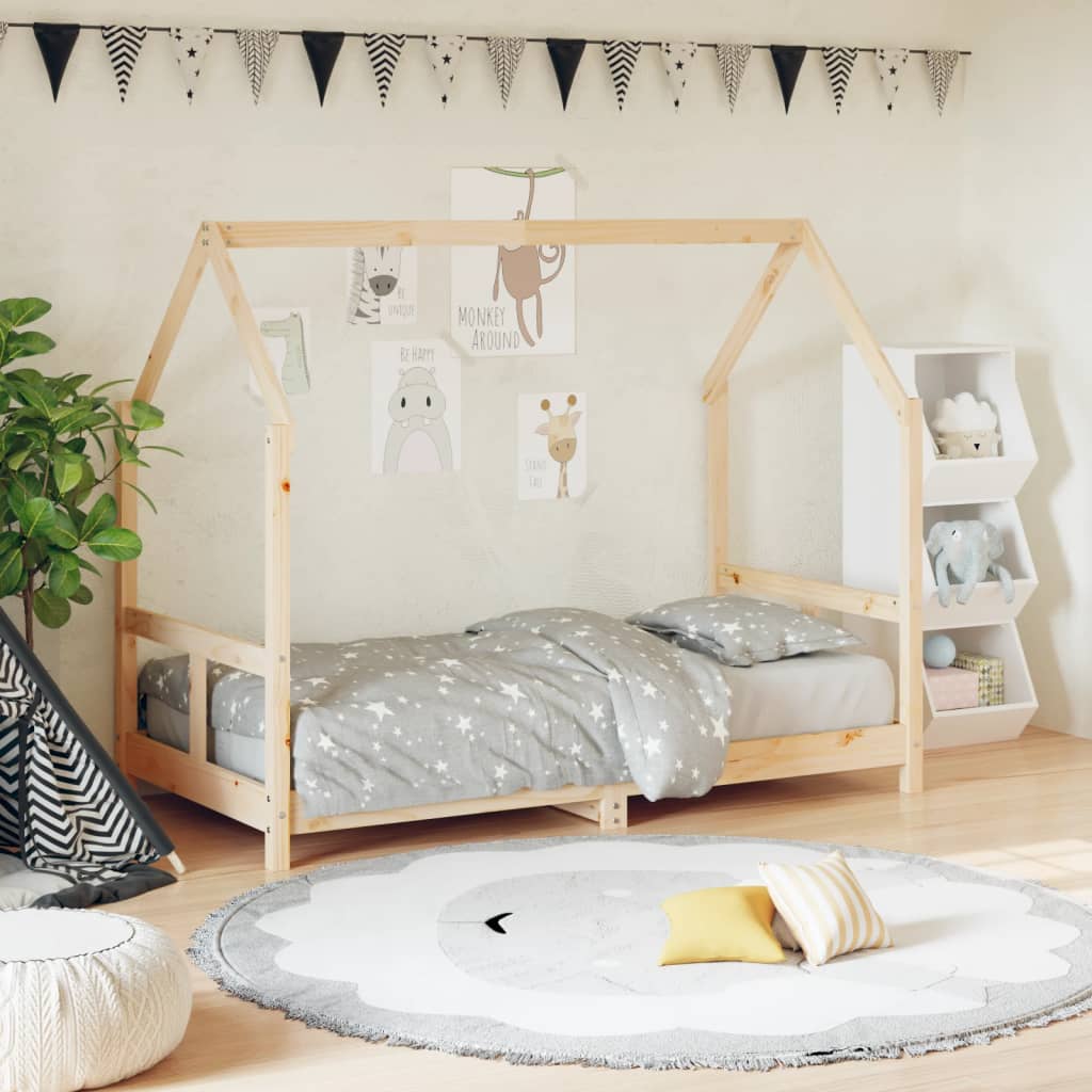 Kids  Bed 80 x 160 cm Solid Pine Wood