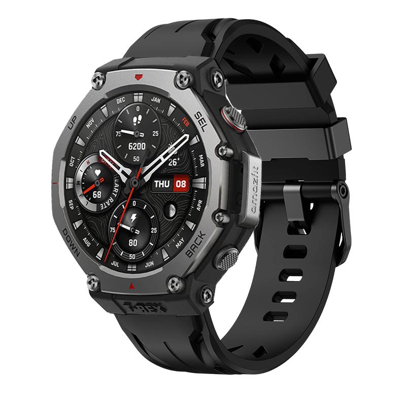 Watch Band for Amazfit T-Rex 3 2 1 Sport Strap Classic Buckle Silicone Wristband for T-Rex 3 2 1 Men Women Accessories Strap