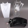 2 Pieces Minimalist Jewelry Display Stands with Nonslip Base Secure Display for Various Environments