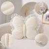16" Butterfly Shaped Back Cushion Throw Pillows for Bedroom Office Decor