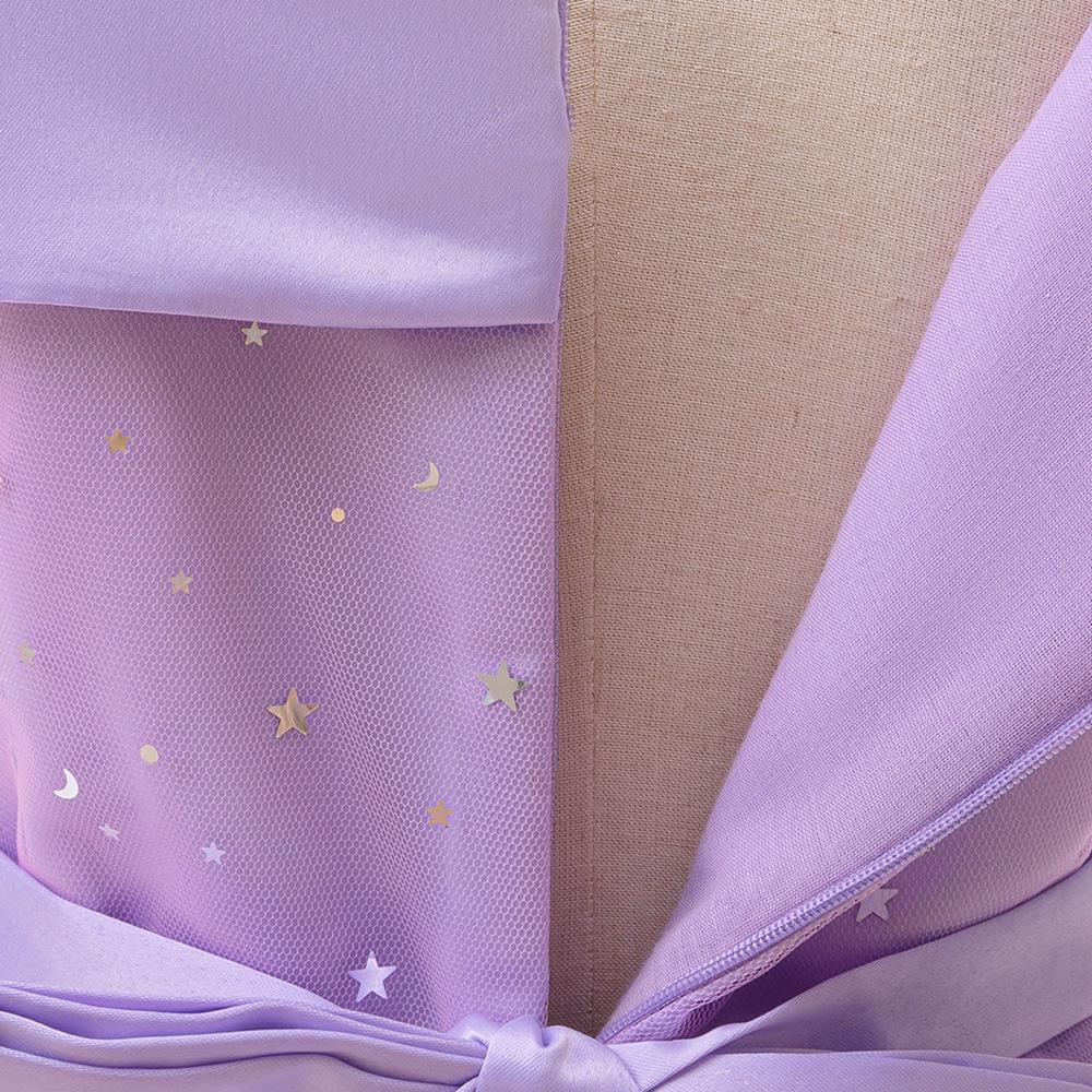 Přeshraniční šaty princezny s odhalenými rameny a flitry pro dívky – Kostým s nadývanou tylovou sukní