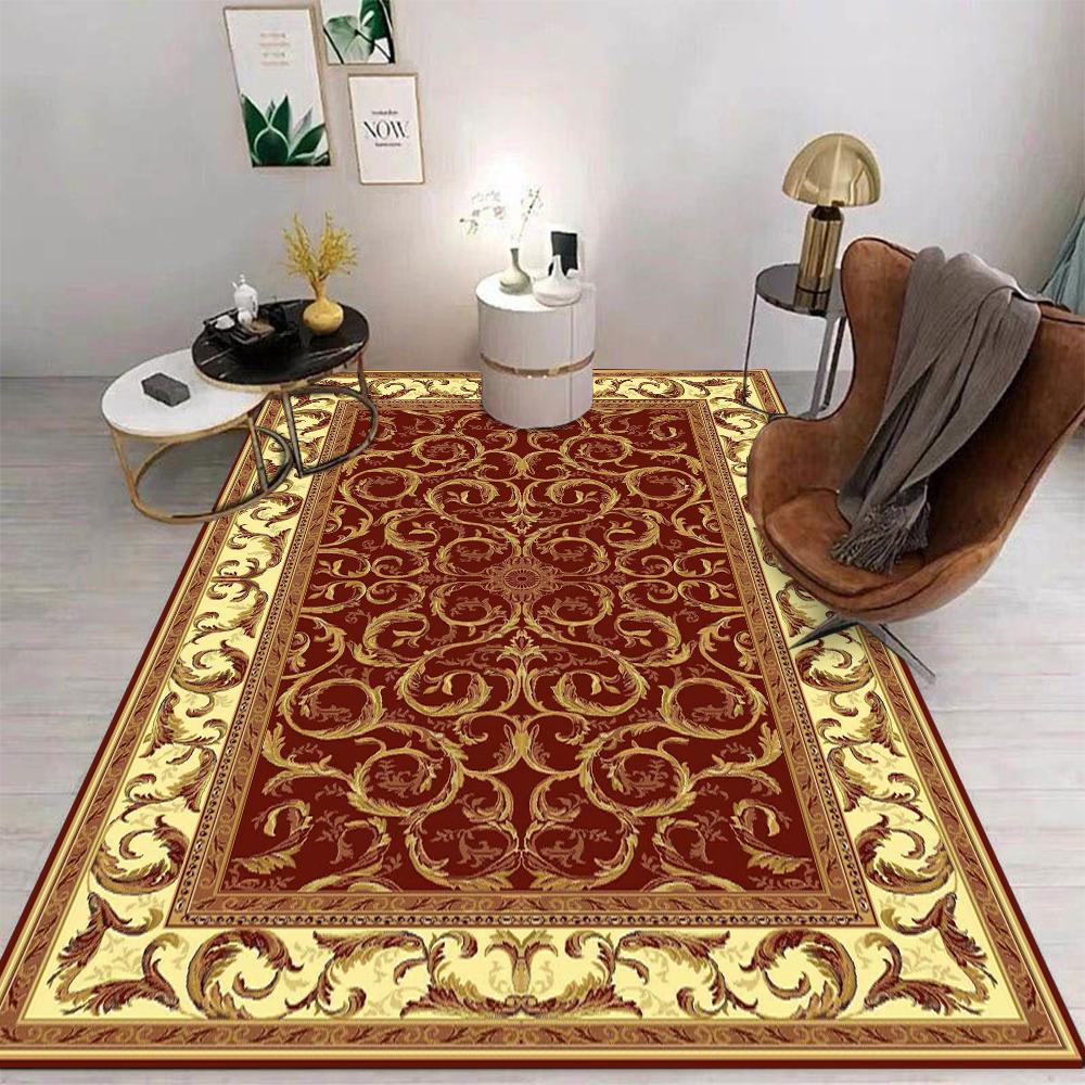 Retro Bohemian Persian Rug Anti-Slip Wear-resistant Carpet for Indoor Outdoor Living Room Bedroom Easy Clean Home Decor Classic