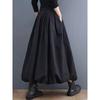Solid Color Fluffy Half Body Skirt Pants Solid Puffy Skirt Pants
