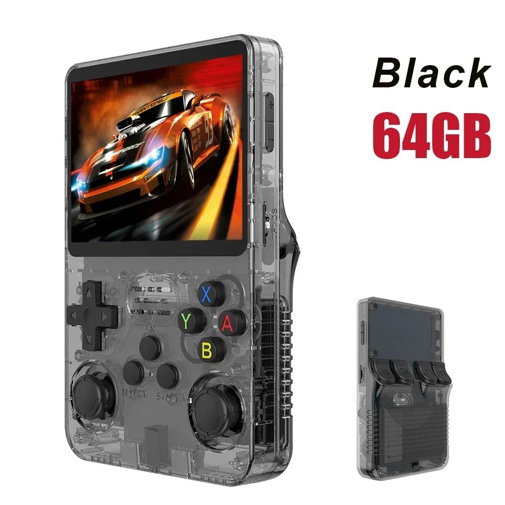 2026 R36S Retro Handheld Game Console 3.5-inch IPS Screen Large Storage: 64GB / 128GB Arkos System Supports Multiple Languages