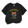 Kids Boys Girls Crew Neck Short Sleeve 100% Cotton T-Shirt, Funny Potato Character Printed Casual Tee with Cute Cartoon Pattern for Children Daily Wea
