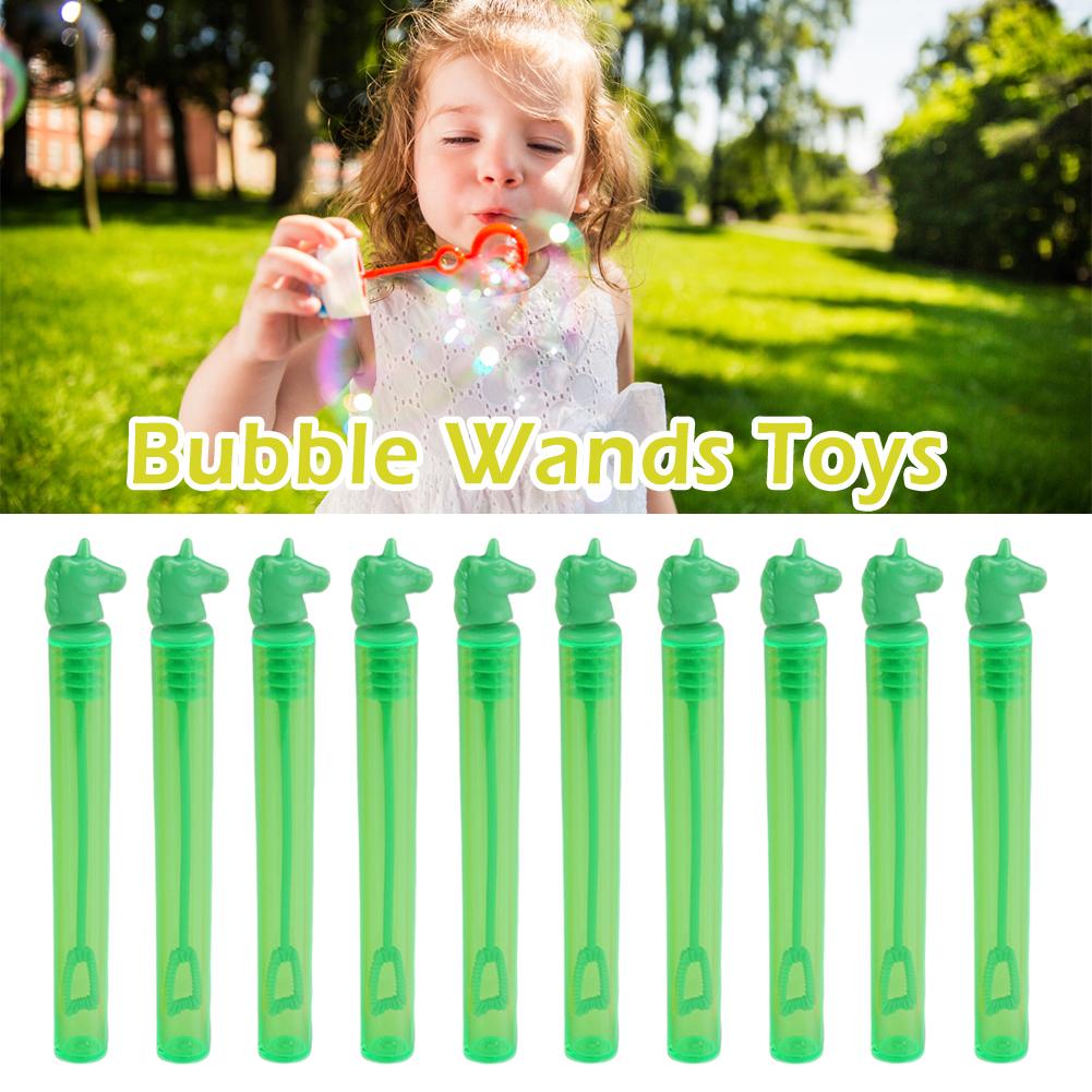 

10/24PCS Colorful Bubble Tube Toy Cute Cartoon Shape Bubble Machine Kids Birthday Party Easter Mini Bubble Wands Kids Gifts