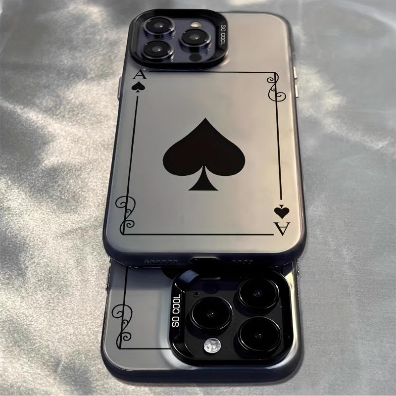 Simple Playing Card Design Mobile Phone Case Suitable for iPhone 17 16 15 14 13 12 11 Pro/ Max/Plus Anti-fall and Shockproof