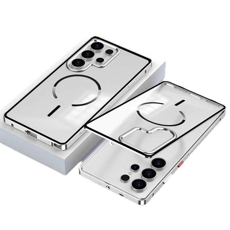 

Samsung S26Ultra/S25Plus/S24 Magnetic Metal Snap-button Phone Case Samsung S25 Ultra