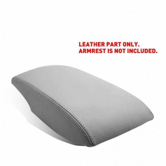 Console Lid Center Armrest Cover Fit 2007 08-2011 Toyota Camry Gray Leather Skin