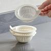 Sink Drain Strainer with Handle Automatic Dumping Sink Strainer Basket Food Waste Collector Filter Kitchen Sink Accessories