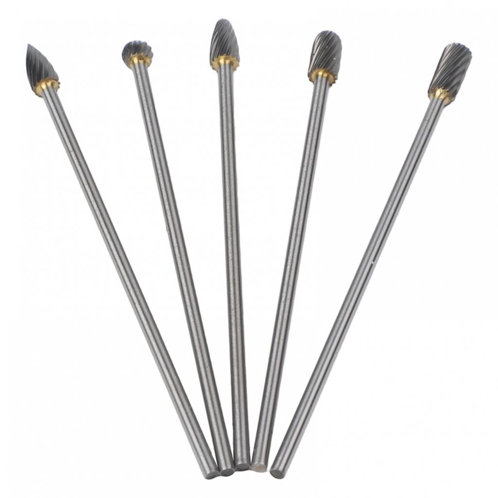 3mm Shank Diameter Milling Cutters Rotary Tools Set Solid Carbide Burrs