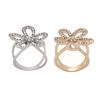 Scarf Ring Buckle And Slides for Women Rhinestone Flower Tshirt Tie Clip Floral Belt Scarf Pin Buckle for Dress Shirts Clothing Accessories